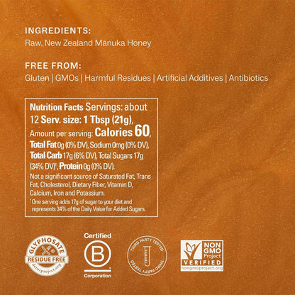 Manukora Raw Manuka Honey, MGO 50+